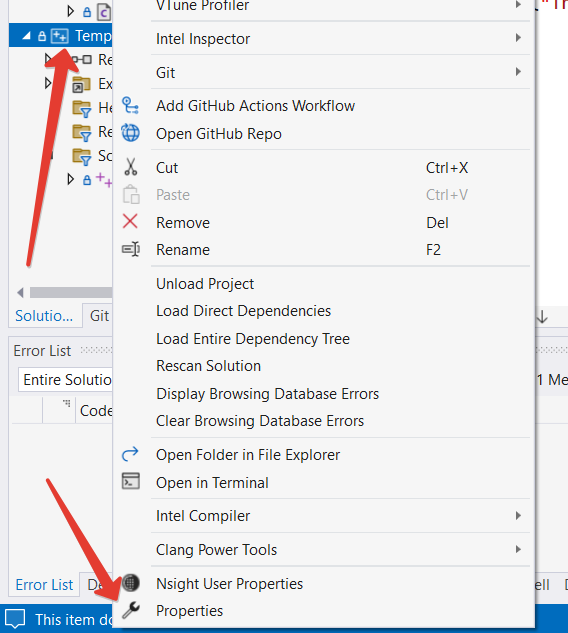Visual Studio SDL check disable 1